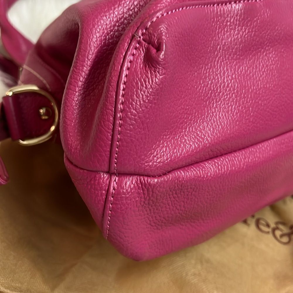 Cuore & Pelle Amelia Fuchsia Shoulder Bag B95 - Picture 9 of 13